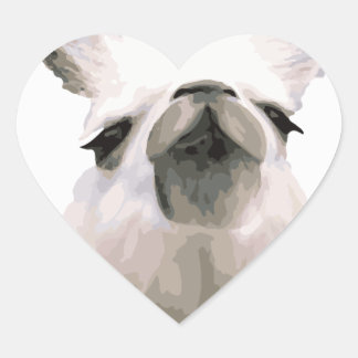 Pegatina En Forma De Corazón Mama Llama