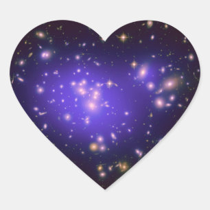 Pegatina En Forma De Corazón Materia oscura en el clúster galaxy Abell 1689 (Hu