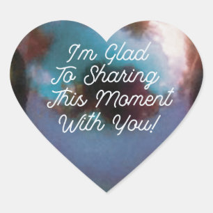 Pegatina En Forma De Corazón Me Encanta Compartir Este Momento Contigo - Gulaga
