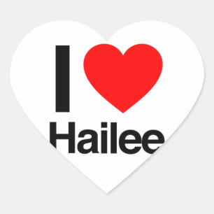 Pegatina En Forma De Corazón me encanta hailee