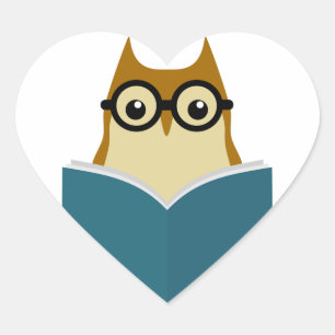Pegatina En Forma De Corazón Me encanta leer
