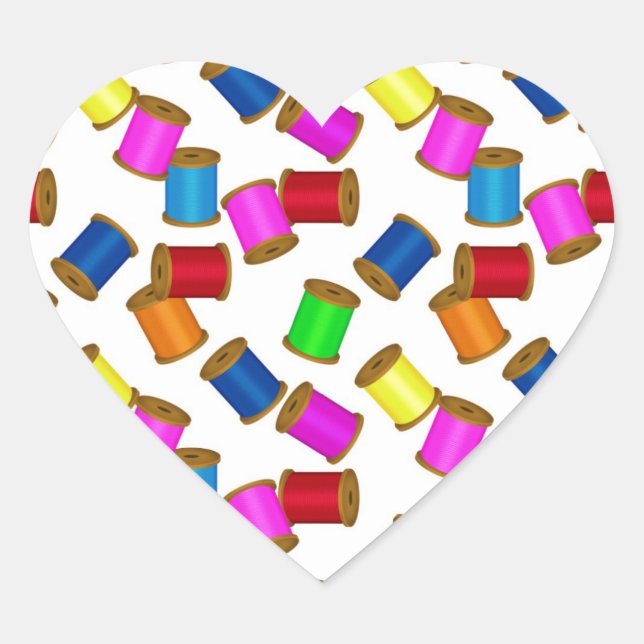 Pegatina En Forma De Corazón Me encanta mascar - SRF (Anverso)