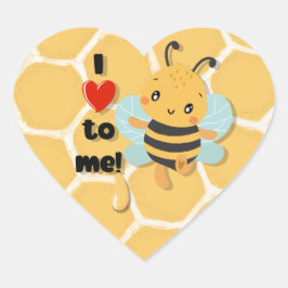 Pegatina En Forma De Corazón ¡Me encanta ser yo!