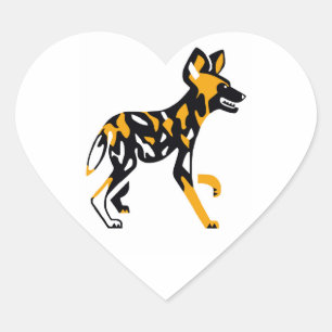 Pegatina En Forma De Corazón Me encantan los perros de la caza de Cabo - Perros