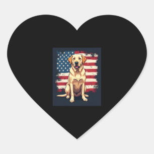 Pegatina En Forma De Corazón Mejor Labrador Para Hombres Mujeres Yellow Lab Rec