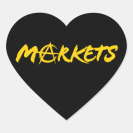 Pegatina En Forma De Corazón Mercados