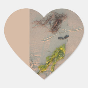 Pegatina En Forma De Corazón Mermaid