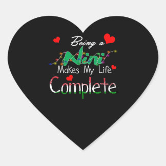 Pegatina En Forma De Corazón Mimi Gift | Ser Un NiNi Hace que mi vida esté comp