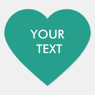 Pegatina En Forma De Corazón Moderna Personalizado profesional Marca Emerald Gr