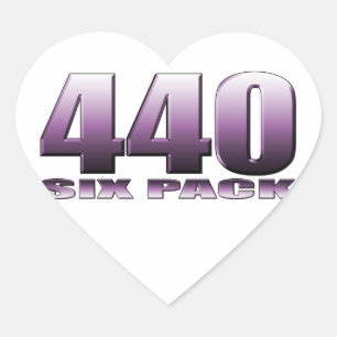 Pegatina En Forma De Corazón mopar púrpura loco del ciruelo