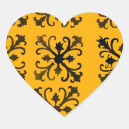 Pegatina En Forma De Corazón Motif