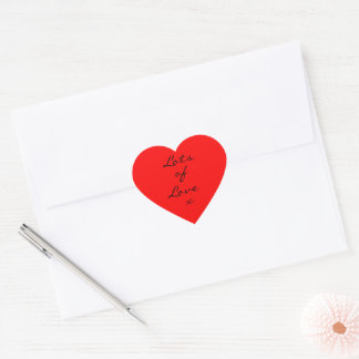 Pegatina En Forma De Corazón Muchos Pegatinas con forma de corazón de amor