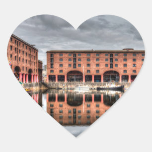 Pegatina En Forma De Corazón Muelle Albert de Liverpool