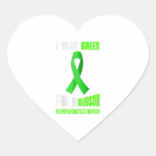 Pegatina En Forma De Corazón My Grandson My Neurofibromatosis Warrior Gift