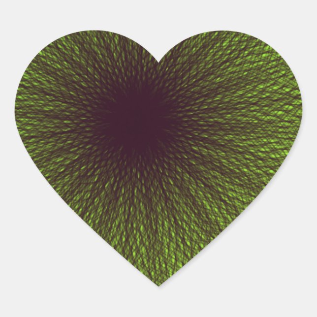 Pegatina En Forma De Corazón naturaleza verde madre naturaleza (Anverso)