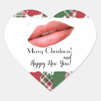 Pegatina En Forma De Corazón Navidades
