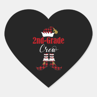 Pegatina En Forma De Corazón Navidades 2º curso de maestría de maestría de elfo