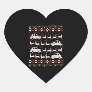 Pegatina En Forma De Corazón Navidades de coches