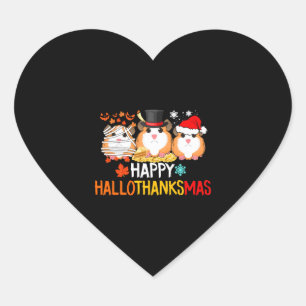 Pegatina En Forma De Corazón Navidades del Día de Acción de Gracias en Guinea P