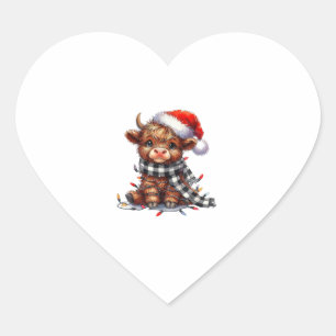 Pegatina En Forma De Corazón Navidades educados iluminan a Navidades divertidos