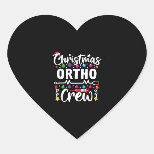 Pegatina En Forma De Corazón Navidades Enfermera Médica de Enfermería Ortopedia