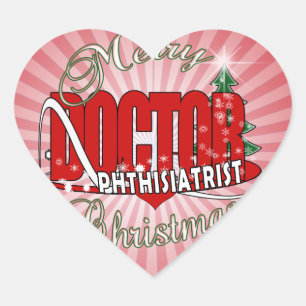 Pegatina En Forma De Corazón NAVIDADES MÉDICA de PHTHISIATRIST
