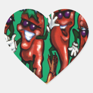 Pegatina En Forma De Corazón Navidades Peppers