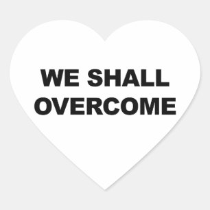 PEGATINA EN FORMA DE CORAZÓN NOSOTROS SUPERAREMOS