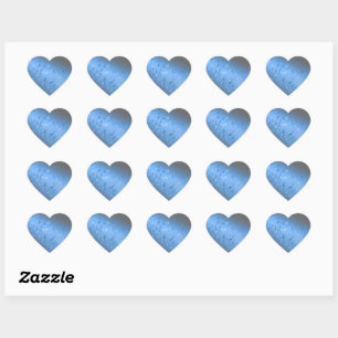 Pegatina En Forma De Corazón Notas musicales en el Pegatina del Corazón de la L