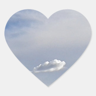 Pegatina En Forma De Corazón Nube Y Nube