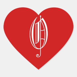 PEGATINA EN FORMA DE CORAZÓN O