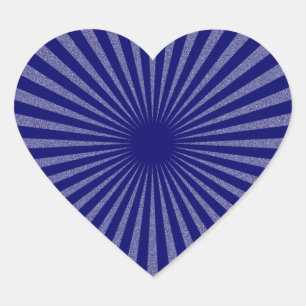 Pegatina En Forma De Corazón Objetivo azul: