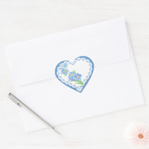 Pegatina En Forma De Corazón Olvídate de que no es Personalizado acuarela Jardí