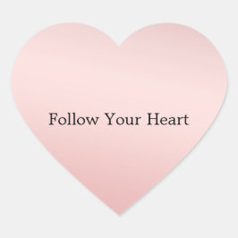 Pegatina En Forma De Corazón Ombre rosa Rubor