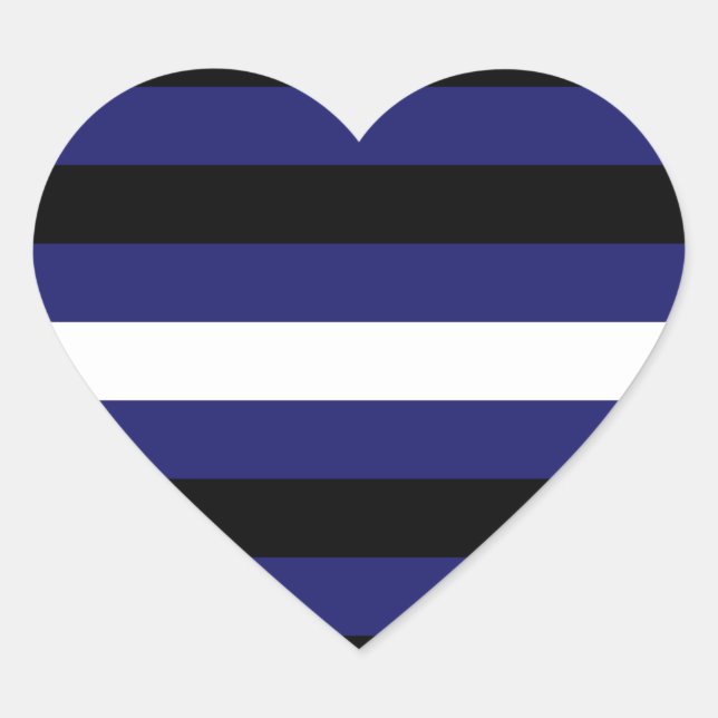PEGATINA EN FORMA DE CORAZÓN ORGULLO DE CUERO (Anverso)