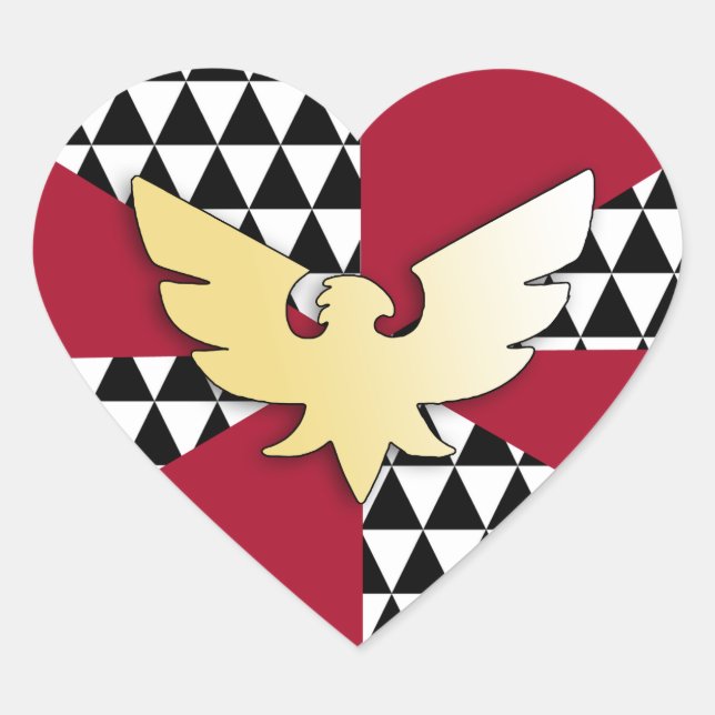 PEGATINA EN FORMA DE CORAZÓN ORGULLO DE DRAG (Anverso)