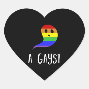 Pegatina En Forma De Corazón Orgullo gay, Halloween gay, LGBT