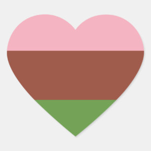 Pegatina En Forma De Corazón Orgullo Gynosexual