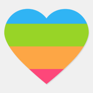 Pegatina En Forma De Corazón Orgullo Panoromántico
