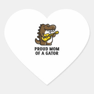 Pegatina En Forma De Corazón Orgullosa madre de un lagarto