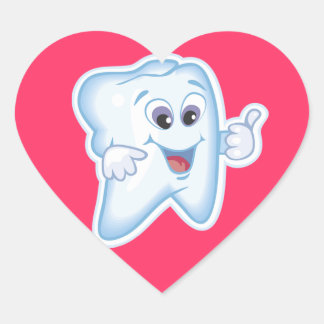 Pegatina En Forma De Corazón Ortodontismo ortodoncista Ortodoncia