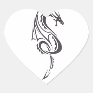 Pegatina En Forma De Corazón Pacto Del Dragón 2