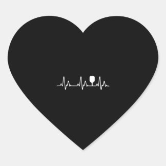 Pegatina En Forma De Corazón Palpitaciones latido 1