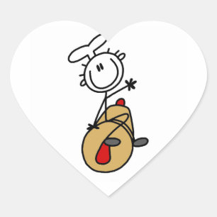 Pegatina En Forma De Corazón Panadero Con Rodillo