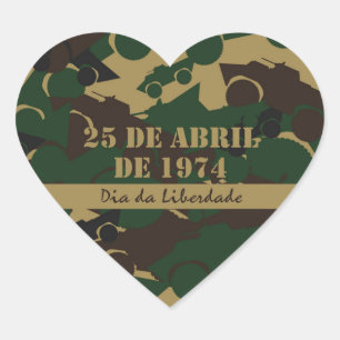 Pegatina En Forma De Corazón Patrón de camuflaje de vehículos militares