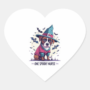 Pegatina En Forma De Corazón Paws médicos y conjuros conmovedores Una enfermera