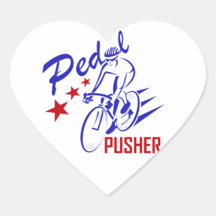 Pegatina En Forma De Corazón Pedal Pusher
