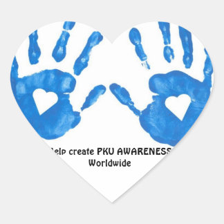 Pegatina En Forma De Corazón PEGATINA cardíaco de PKU
