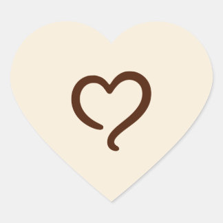 Pegatina En Forma De Corazón Pegatina de buen corazón