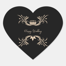 Pegatina En Forma De Corazón pegatina de chocolate boda
